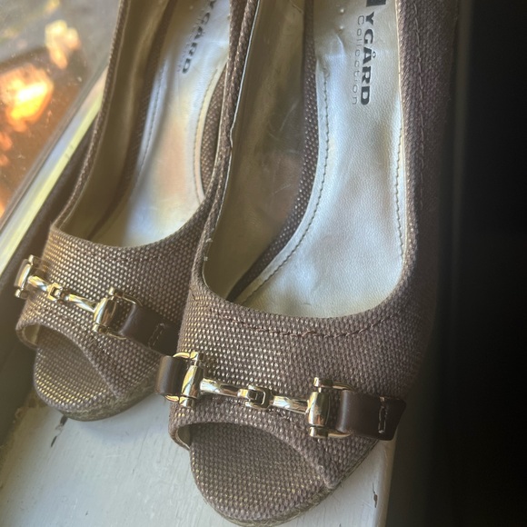 Ladies peep toe wedges - Picture 2 of 4